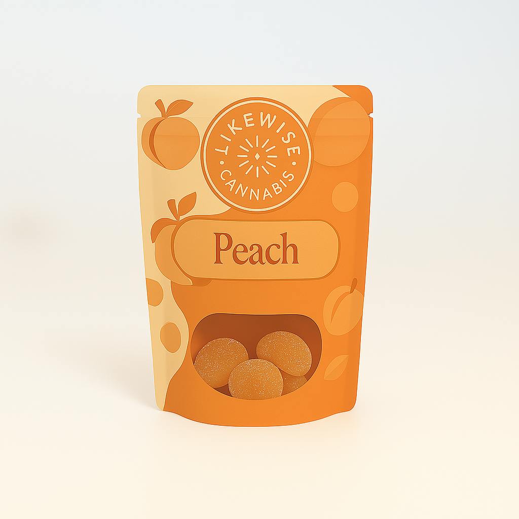 Peach Gummies | Gummies | 10pk | 500mg/ea