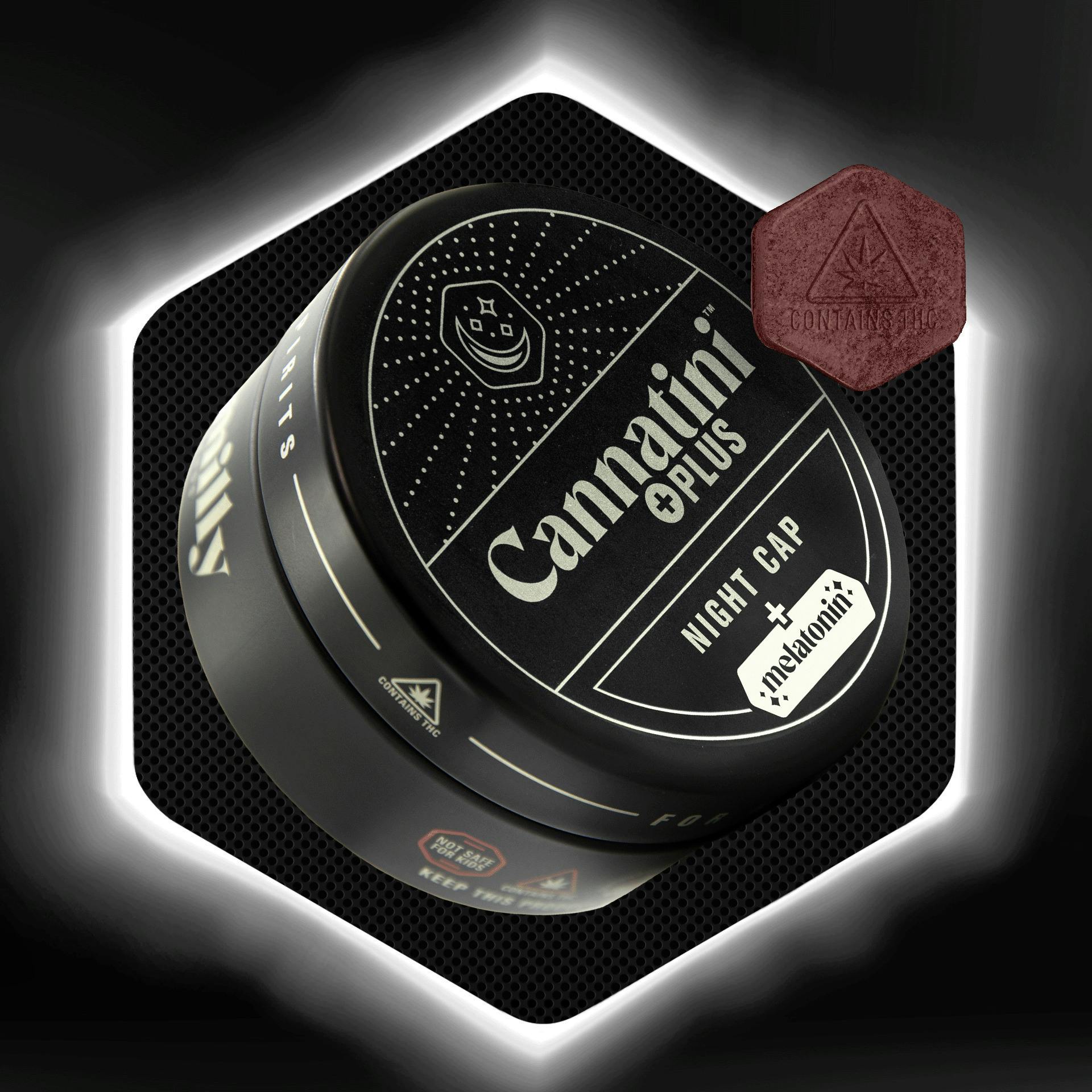 Gummies | Blackberry Martini - RSO:CBD:CBN:MEL | 200mg | Cannatini | Gummie