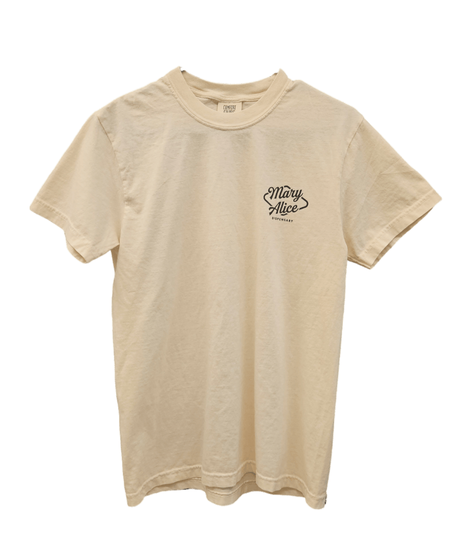 MARY ALICE - Apparel - Ivory - Black Logo Tee | Apparel | Shirts