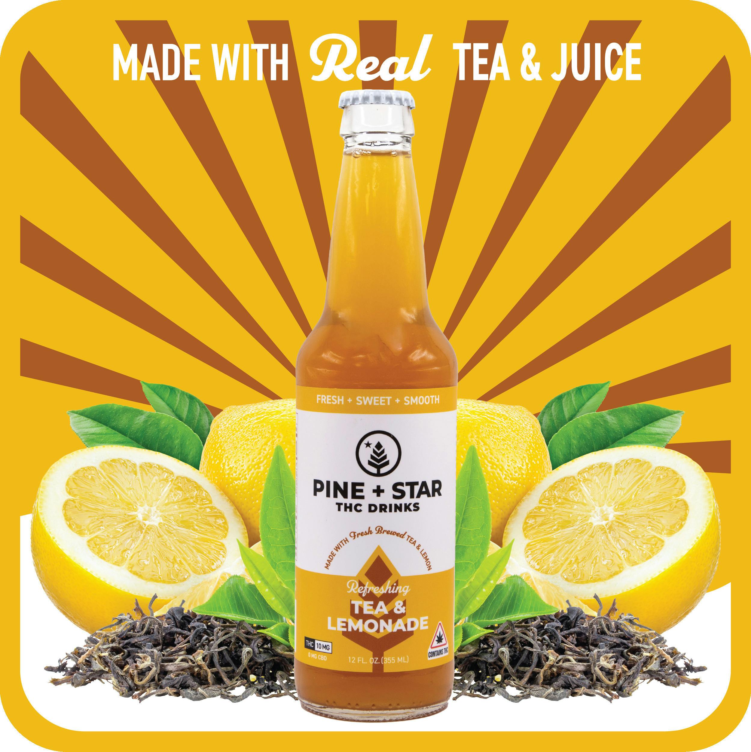 Pine & Star - Tea & Lemonade 10MG | 10mg/ea at Just Baked