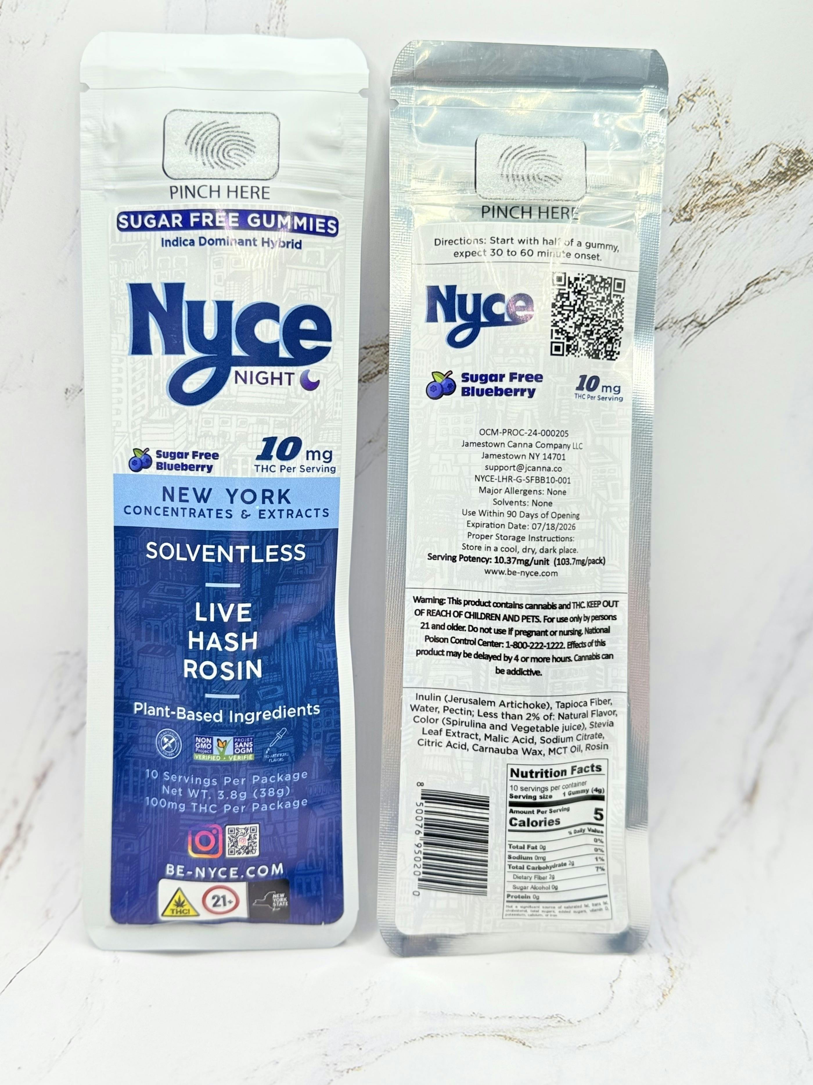 Sugar Free Blueberry Gummies | Gummies | 10pk | 10.37mg/ea