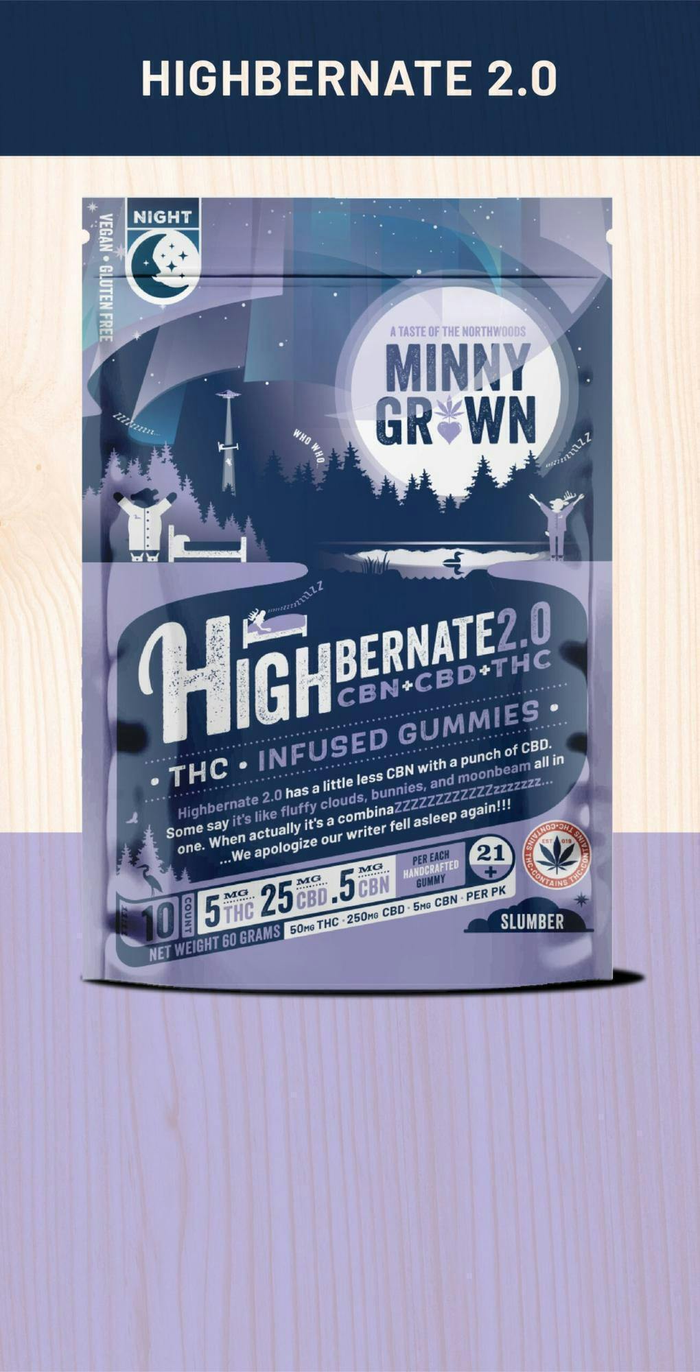 Highbernate 2.0 Gummies | Gummies | 10pk | 5mg/ea