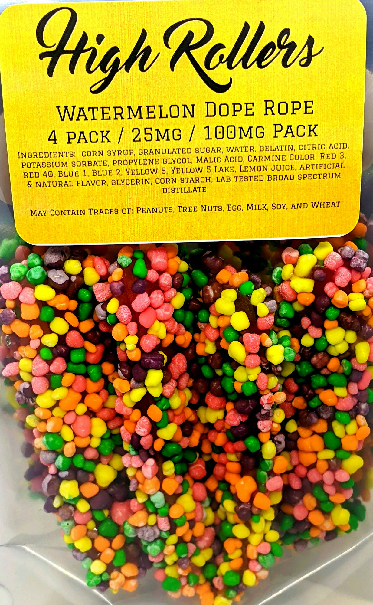 Fruit Punch Dope Ropes | 10pk | 25mg/ea