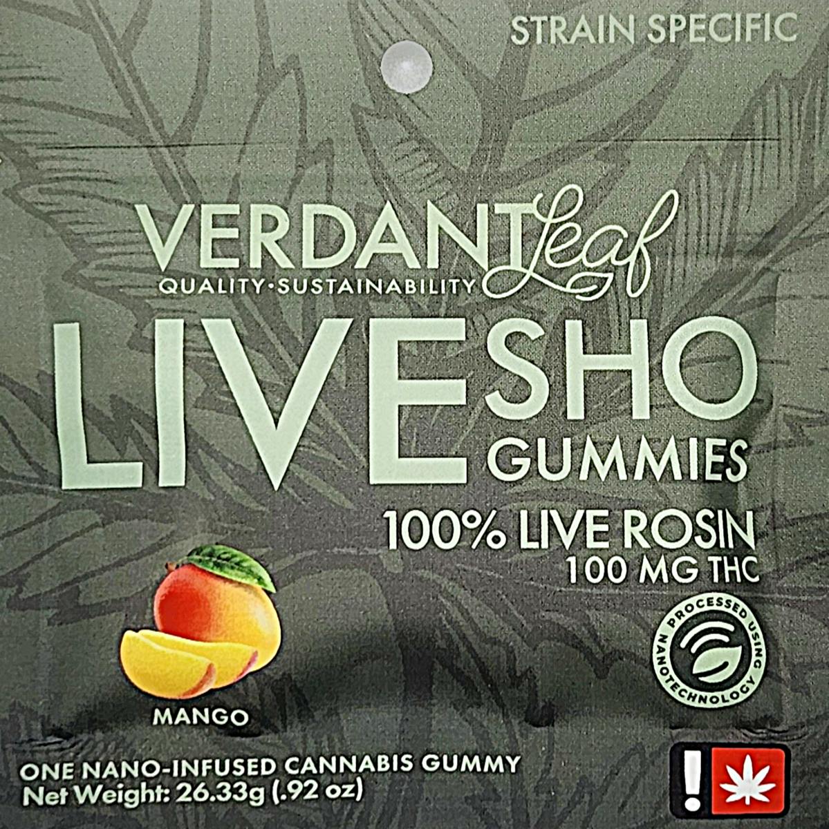 Mango | Gummies | 100mg/ea at Elevation 2150 Dispensary