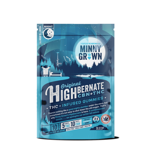 Minny Grown Gummies - Highbernate Original | Gummies | 10pk | 5mg/ea at Legacy Cannabis