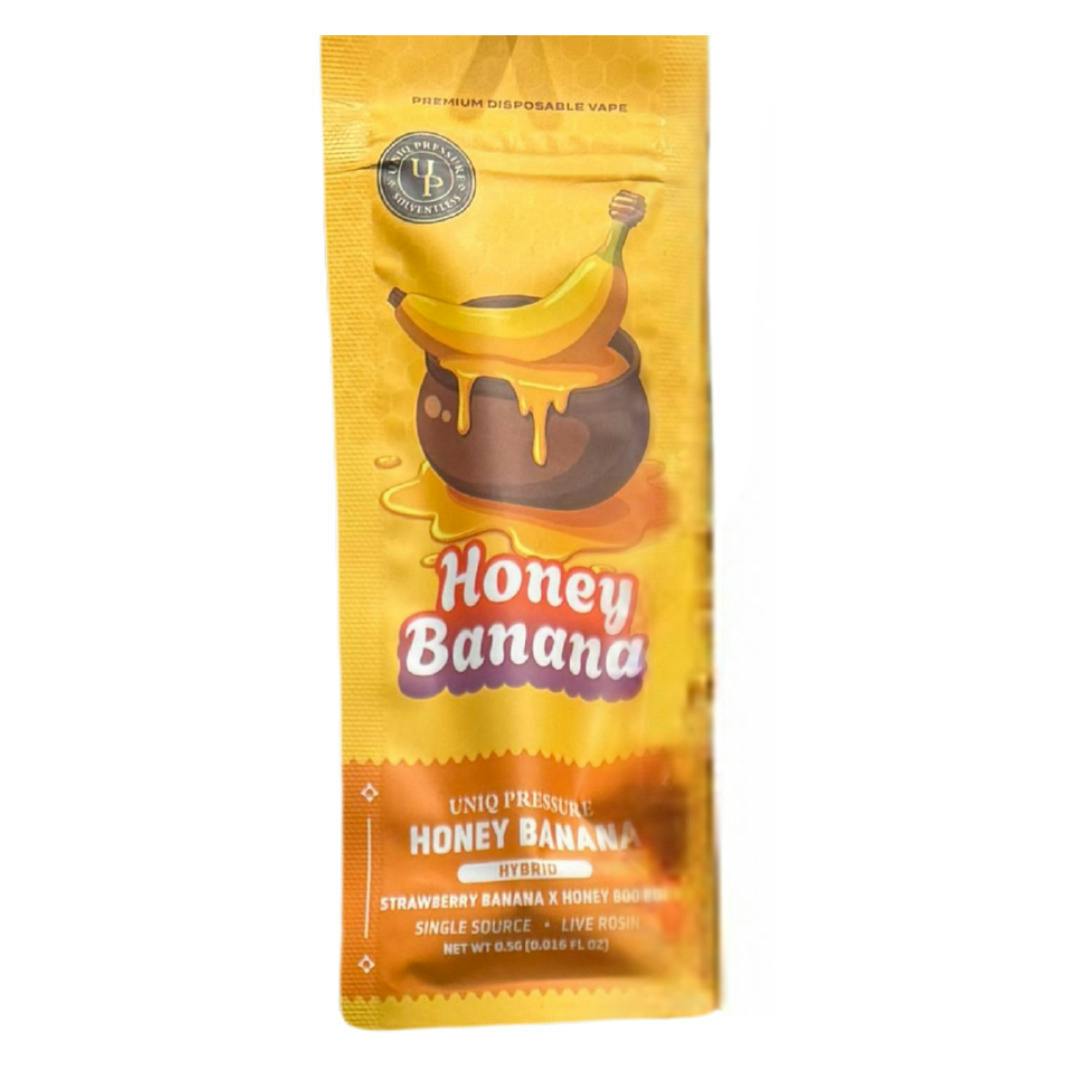 honey banana | Disposable | 0.5g by Uniq Pressure