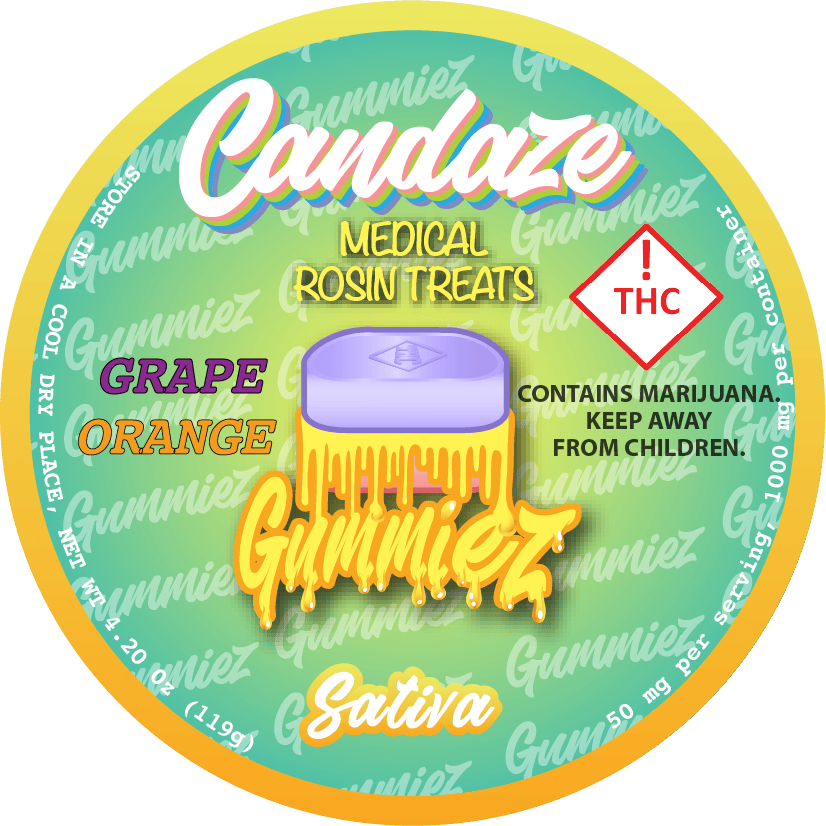 Rosin Gummies Sativa | Gummies | 20pk | 1000mg/ea