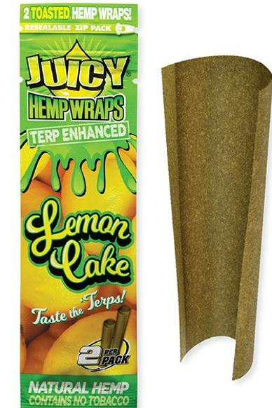 Juicy Terp Enhance Hemp Wraps - Lemon Cake 2Pk | Accessories