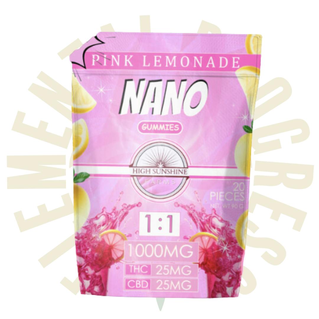 Pink Lemonade Gummies 1:1 THC:CBD | Gummies | 20pk | 50mg/ea
