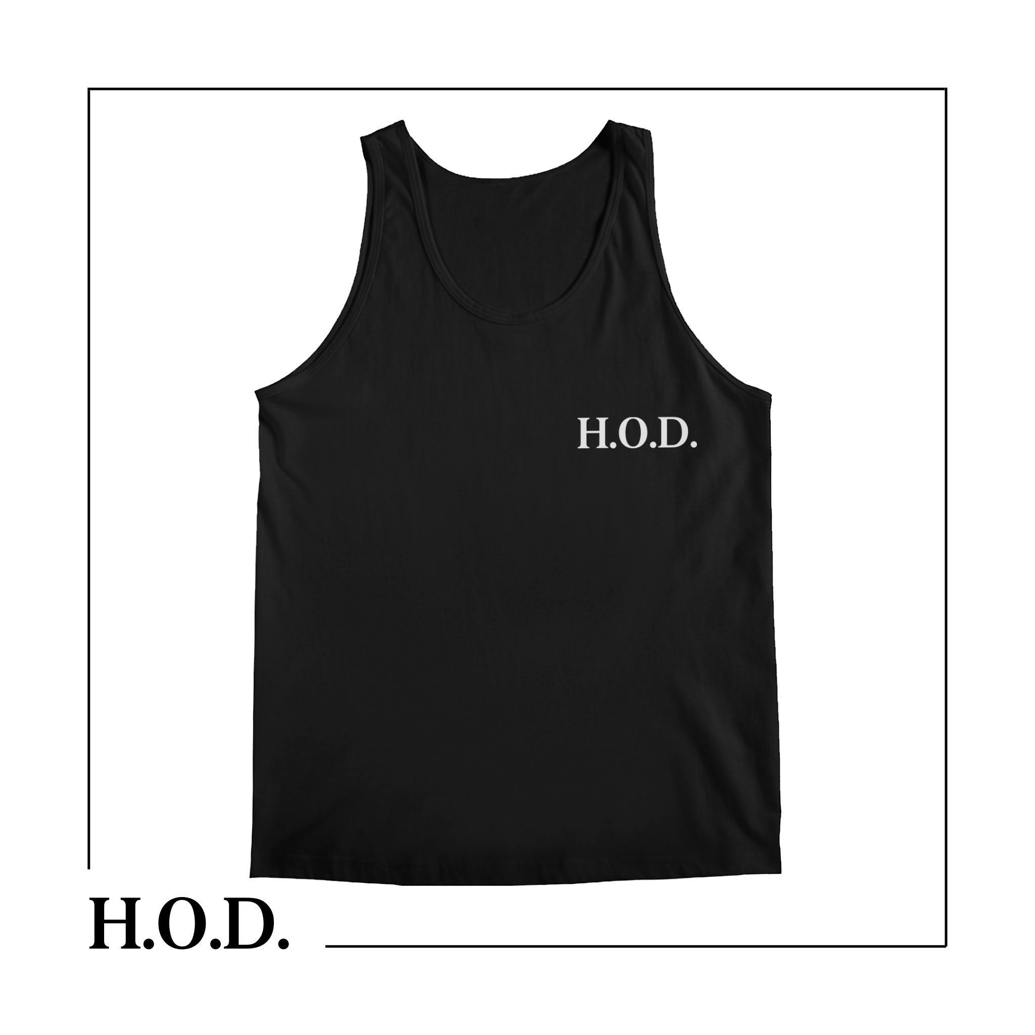 H.O.D. OG Black/White Sports Tank Top XS | Apparel