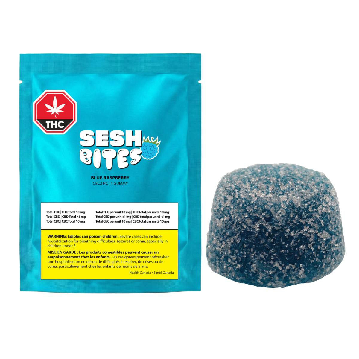 Blue Raspberry Bites | Gummies | 10mg/ea