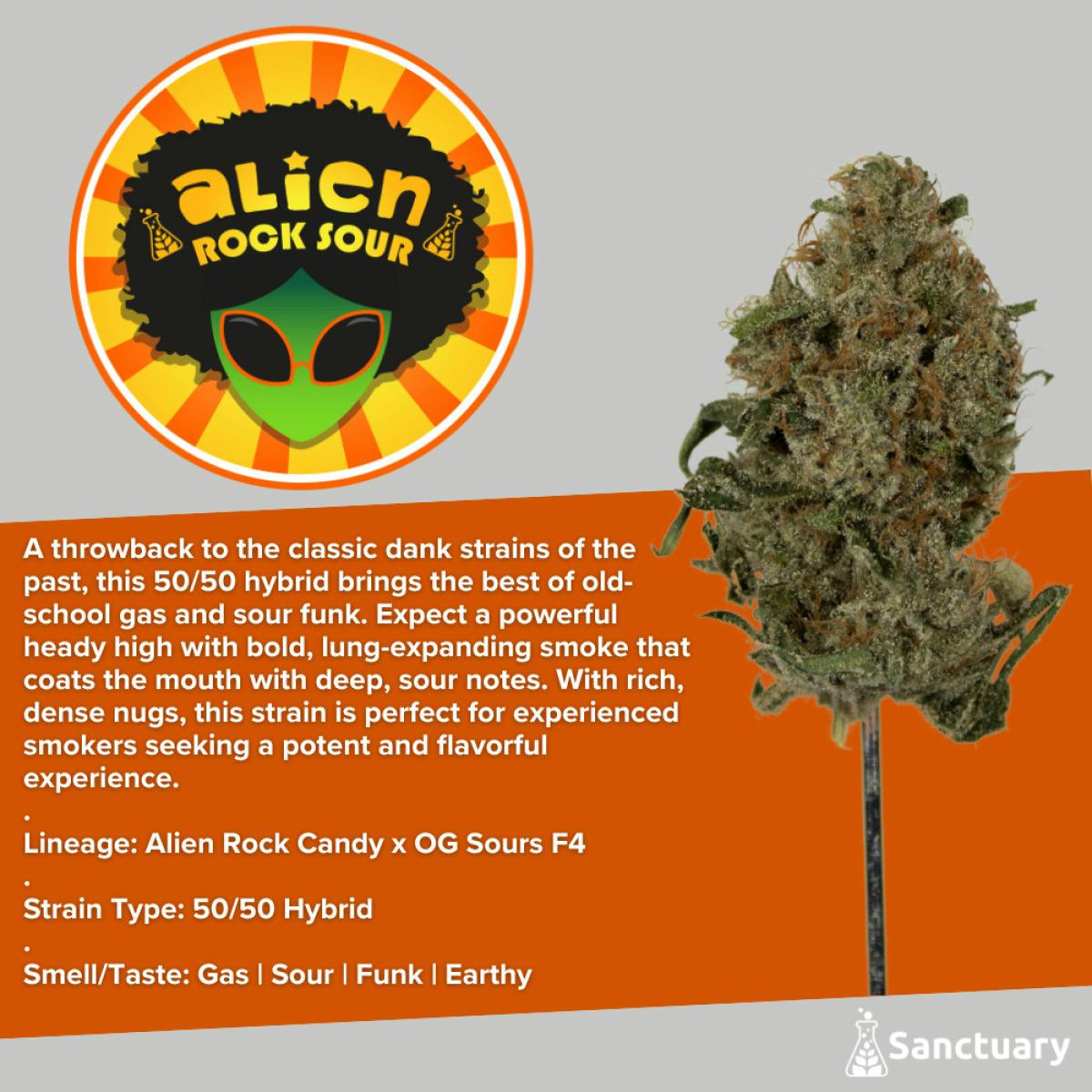 Alien Rock Sour | Big Buds | 3.5g by Sanctuary Medicinals