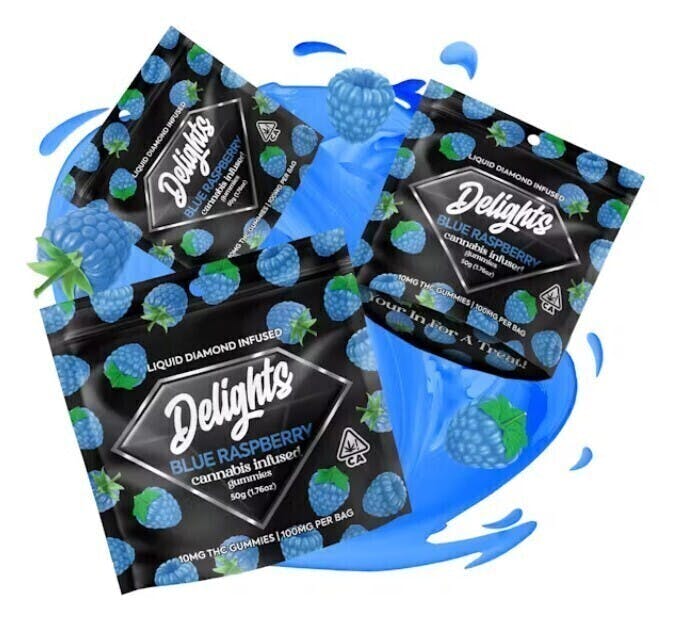 Blue Raspberry | Gummies | 10pk | 10mg/ea at Ether Cannabis