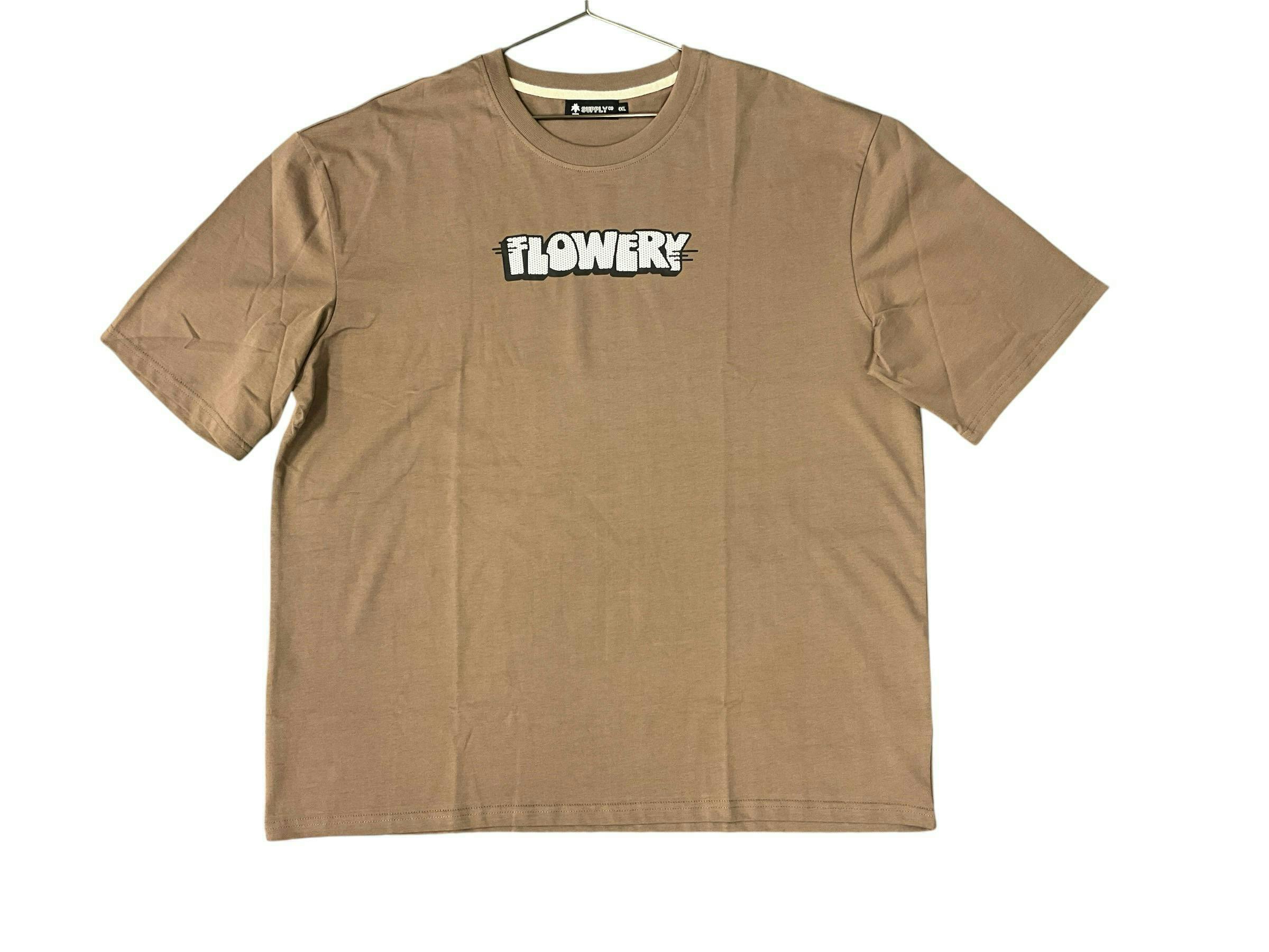 The Flowery Brown Graffiti T Shirt | Apparel