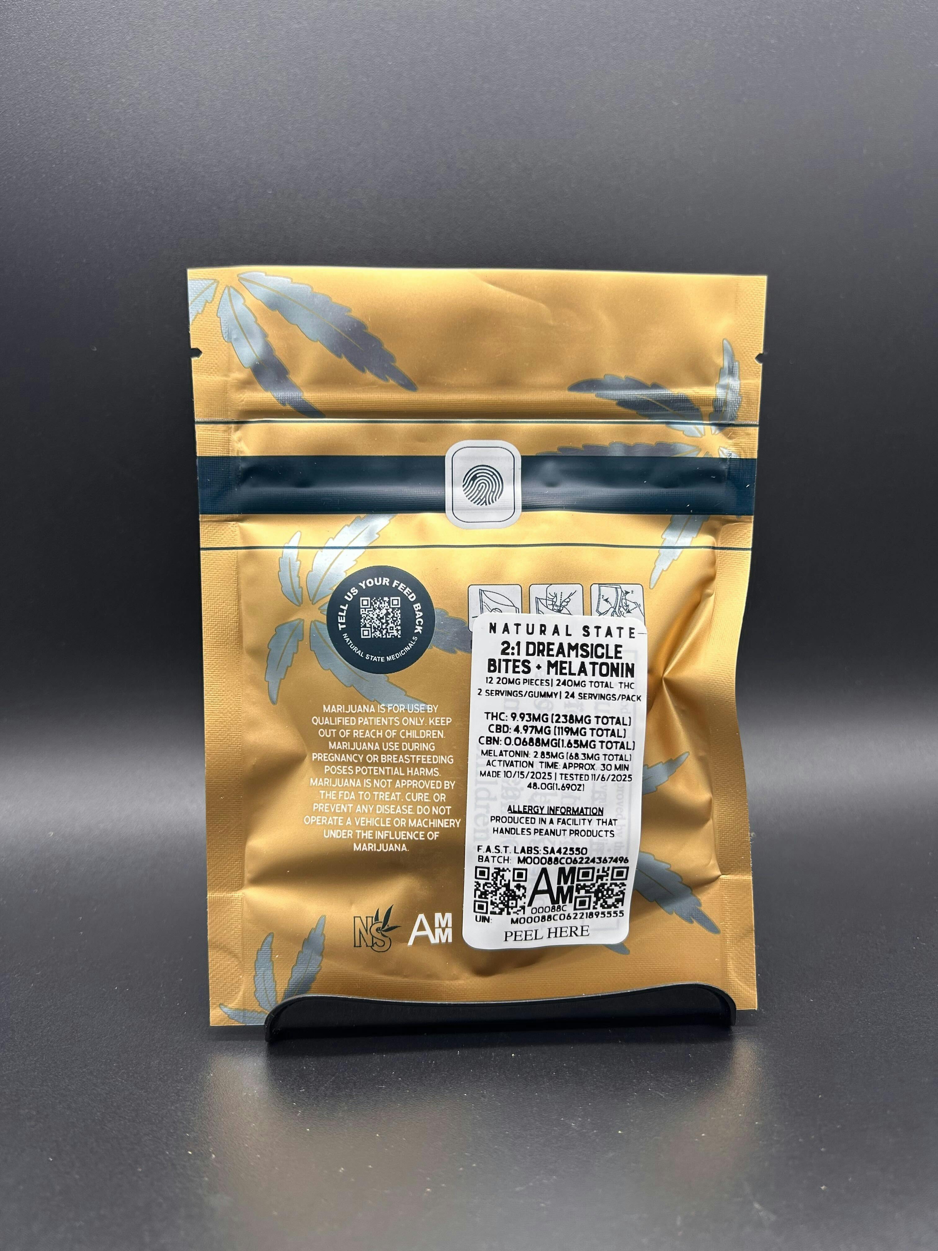 Dreamsicle + Melatonin Gummies | Gummies | 12pk | 20mg/ea