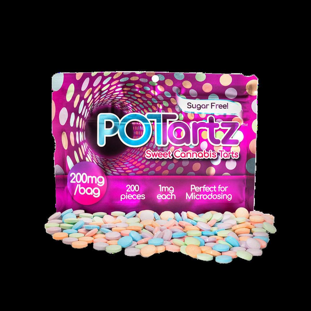 POTartz - 200mg Sweet Cannabis Tarts | 200pk | 1mg/ea