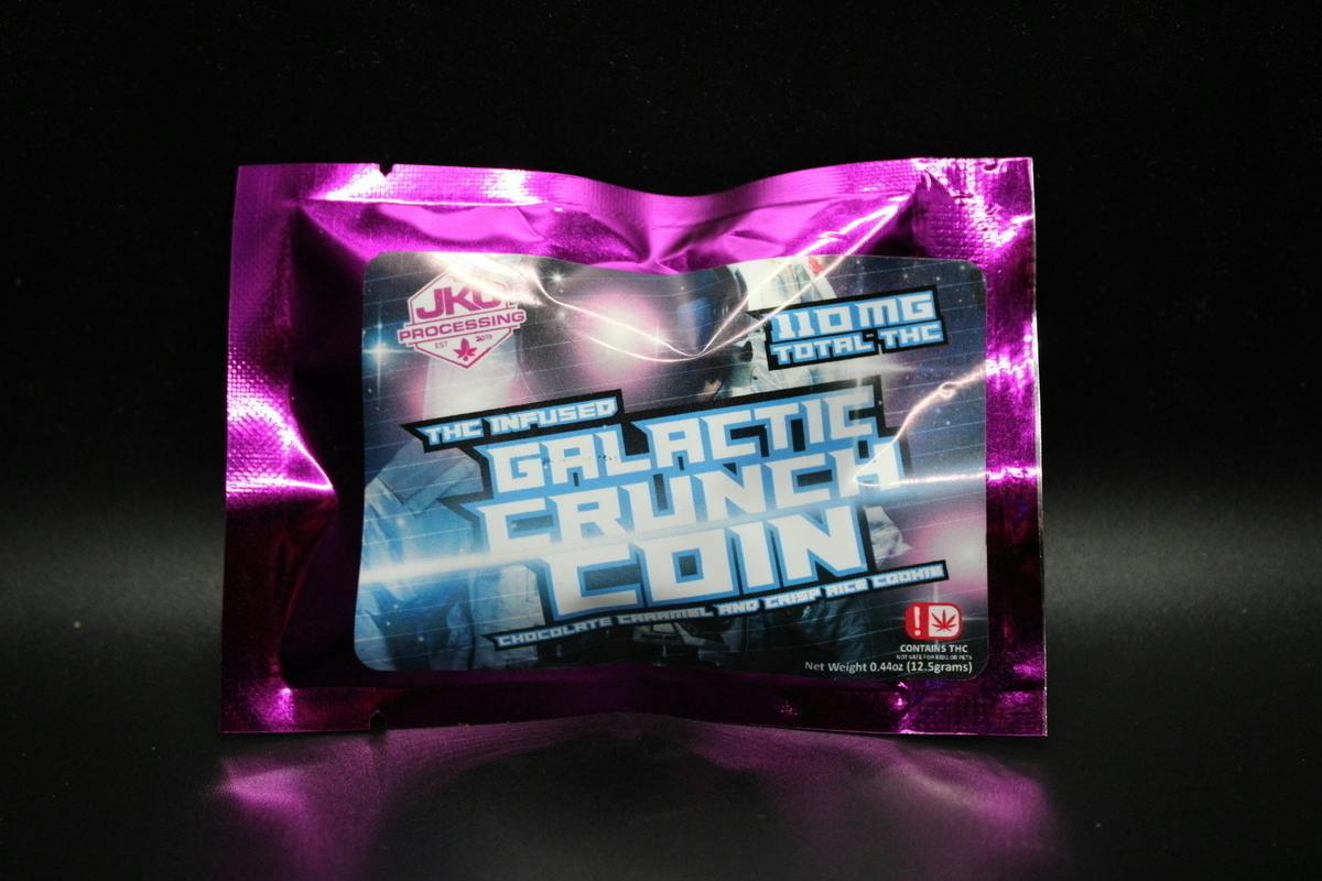 Galactic Crunch Coin Crispy Rice Treat | Baked Goods | 110mg/ea