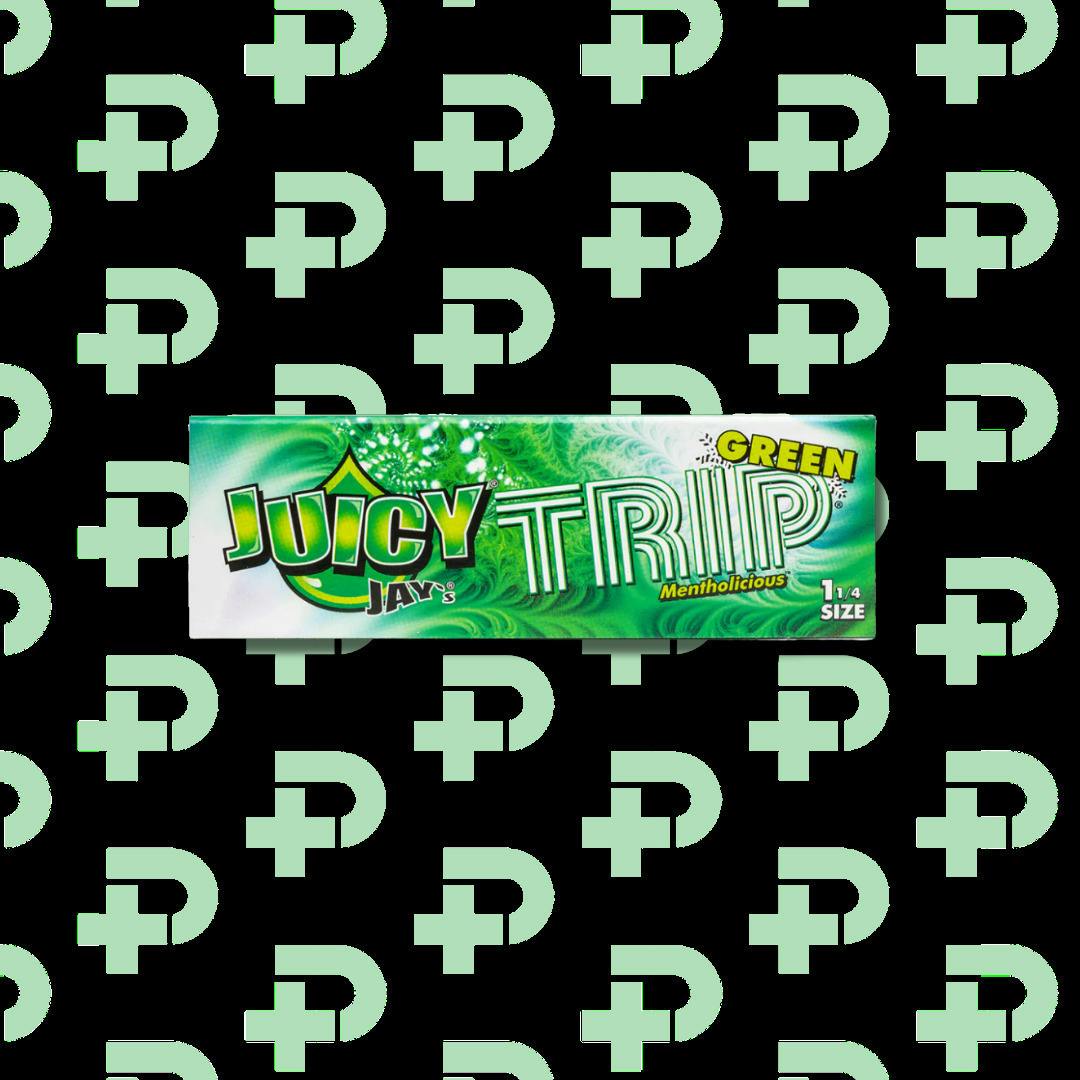 Juicy Jay's 1 1/4 Flavoured Papers - 24ct (Green Trip) | Accessories