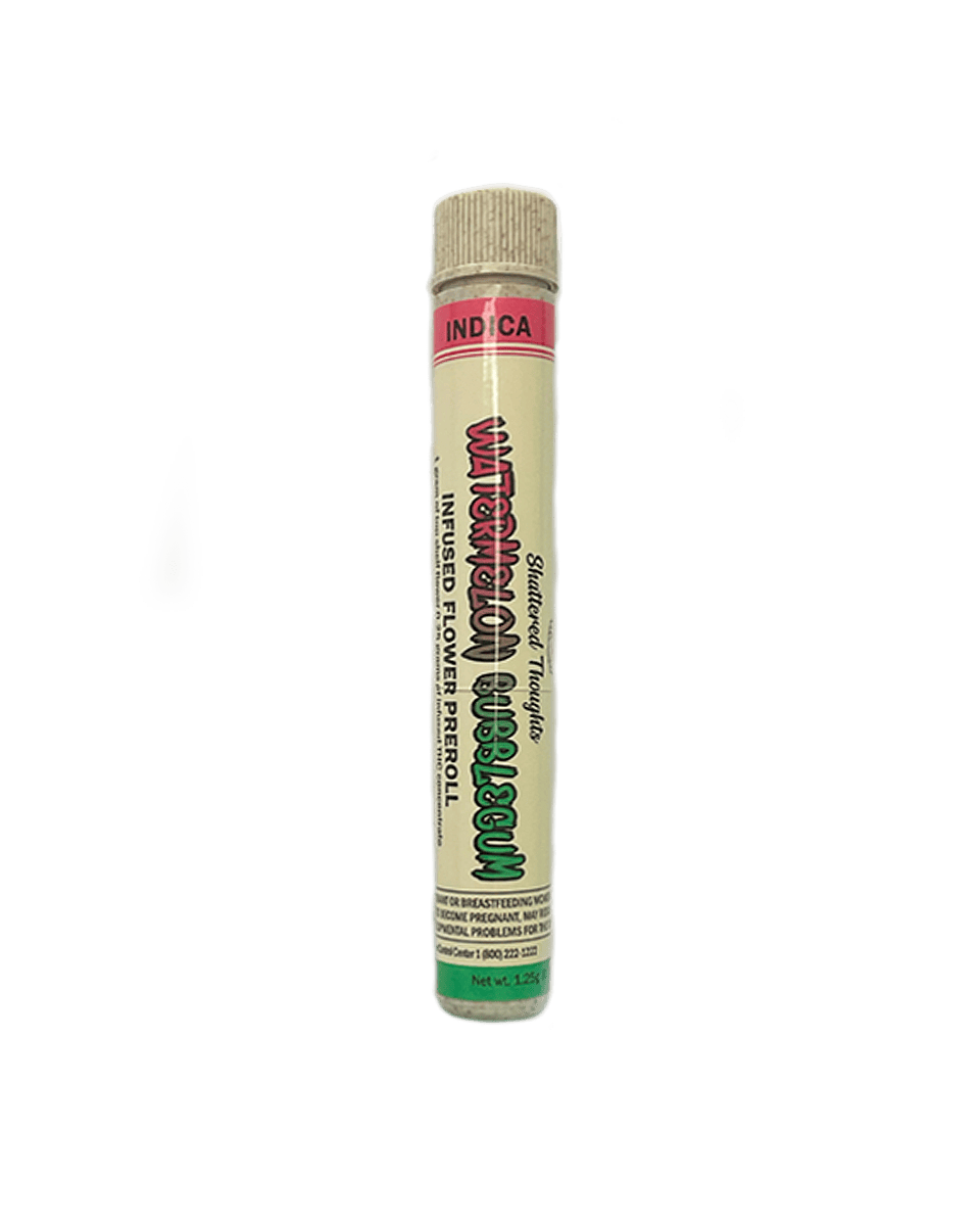 Shattered Thoughts | Watermelon Bubblegum | Infused Joint | Indica | 1.25g by Shattered Thoughts