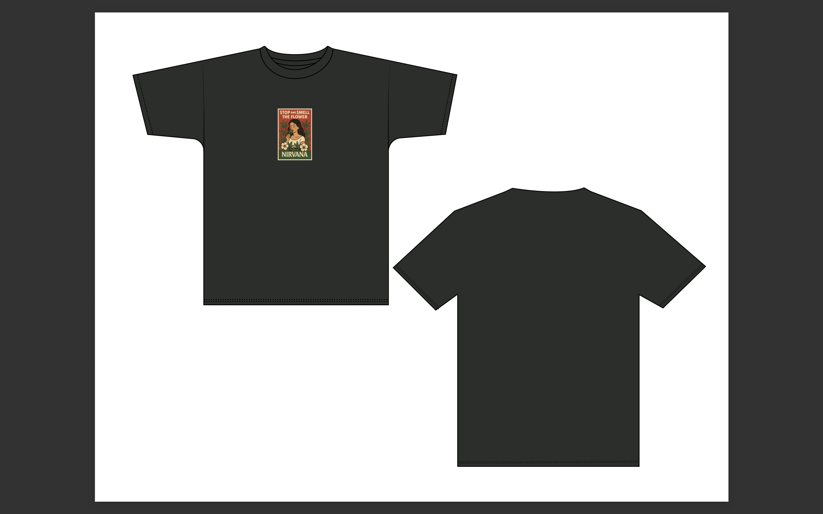 T-Shirt | Tarot Card | Black | Medium | Apparel