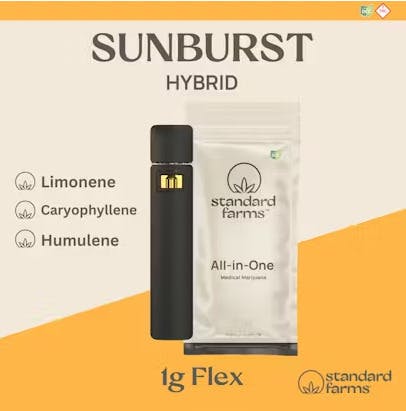 Sunburst | Disposable | 1g by Standard Farms