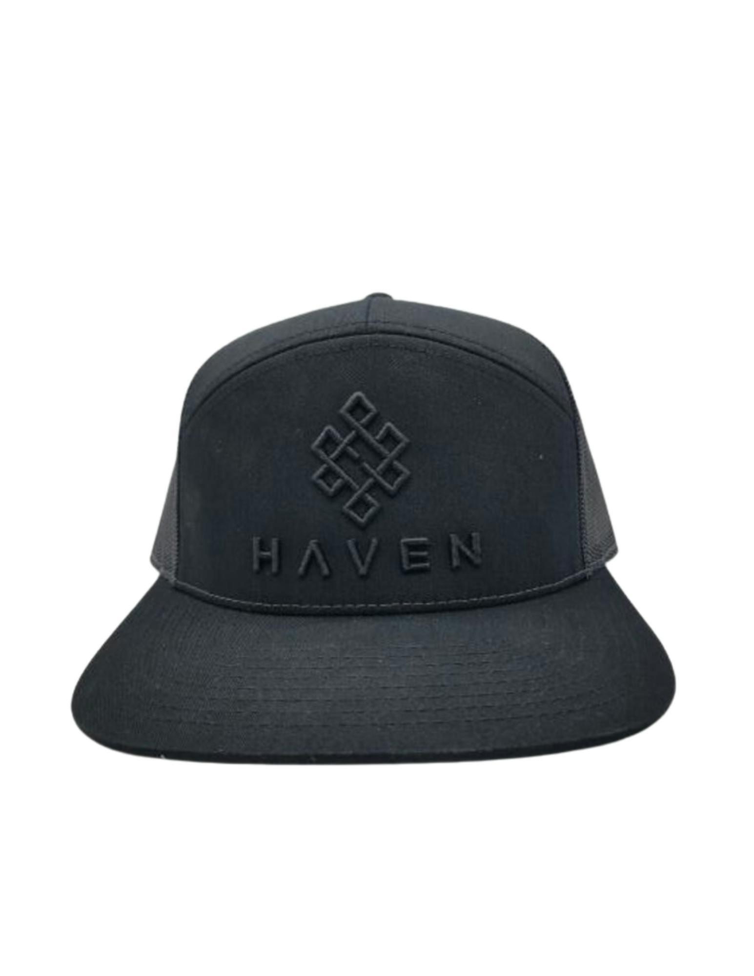 Haven - Main Collection - Black on Black Panel Hat | Apparel | Hats