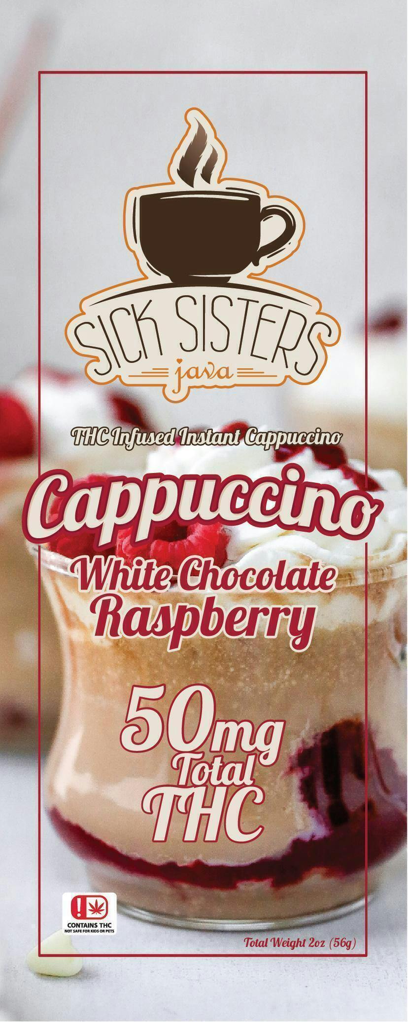 White Chocolate Raspberry Cappuccino Chocolates