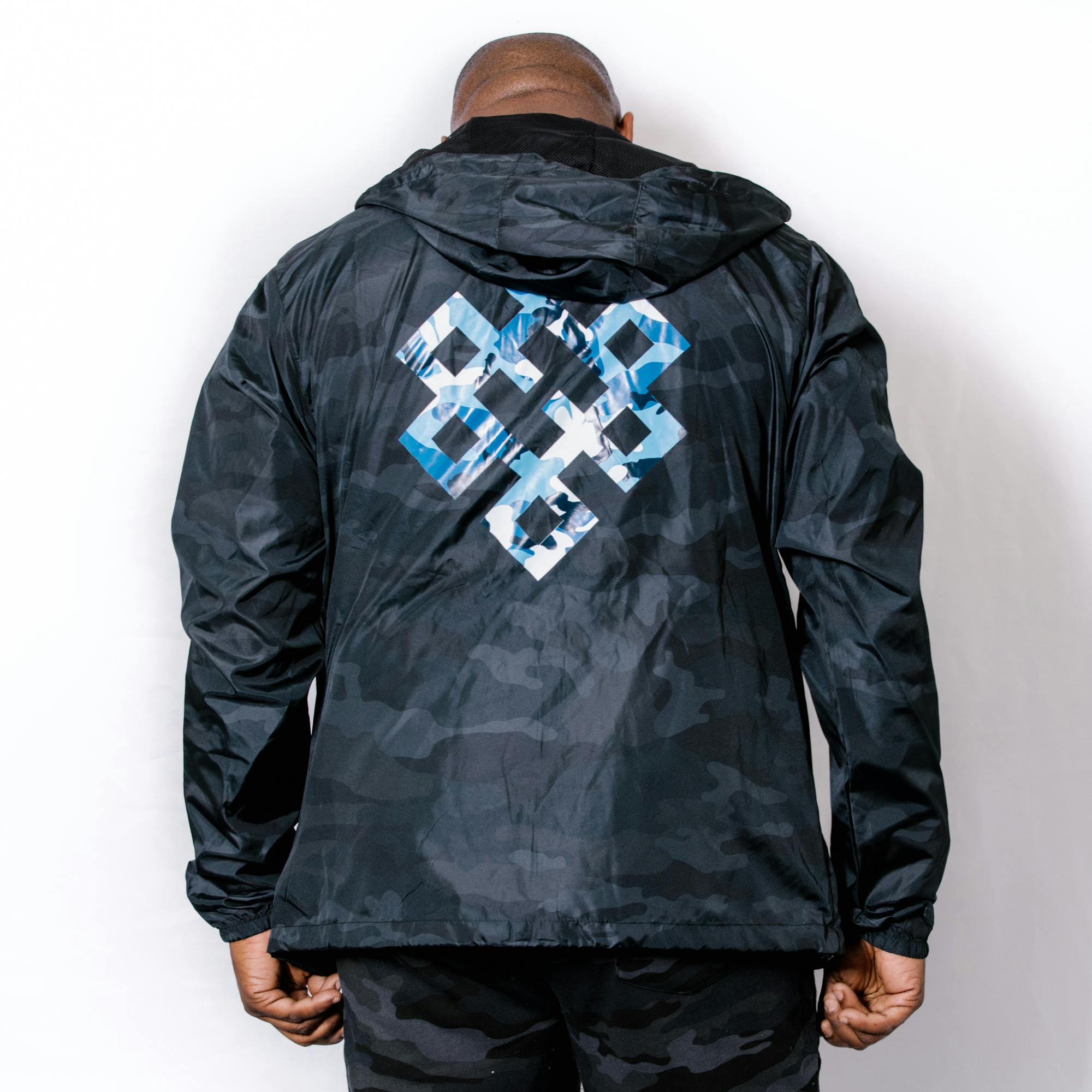 Camo Black Windbreakers Apparel