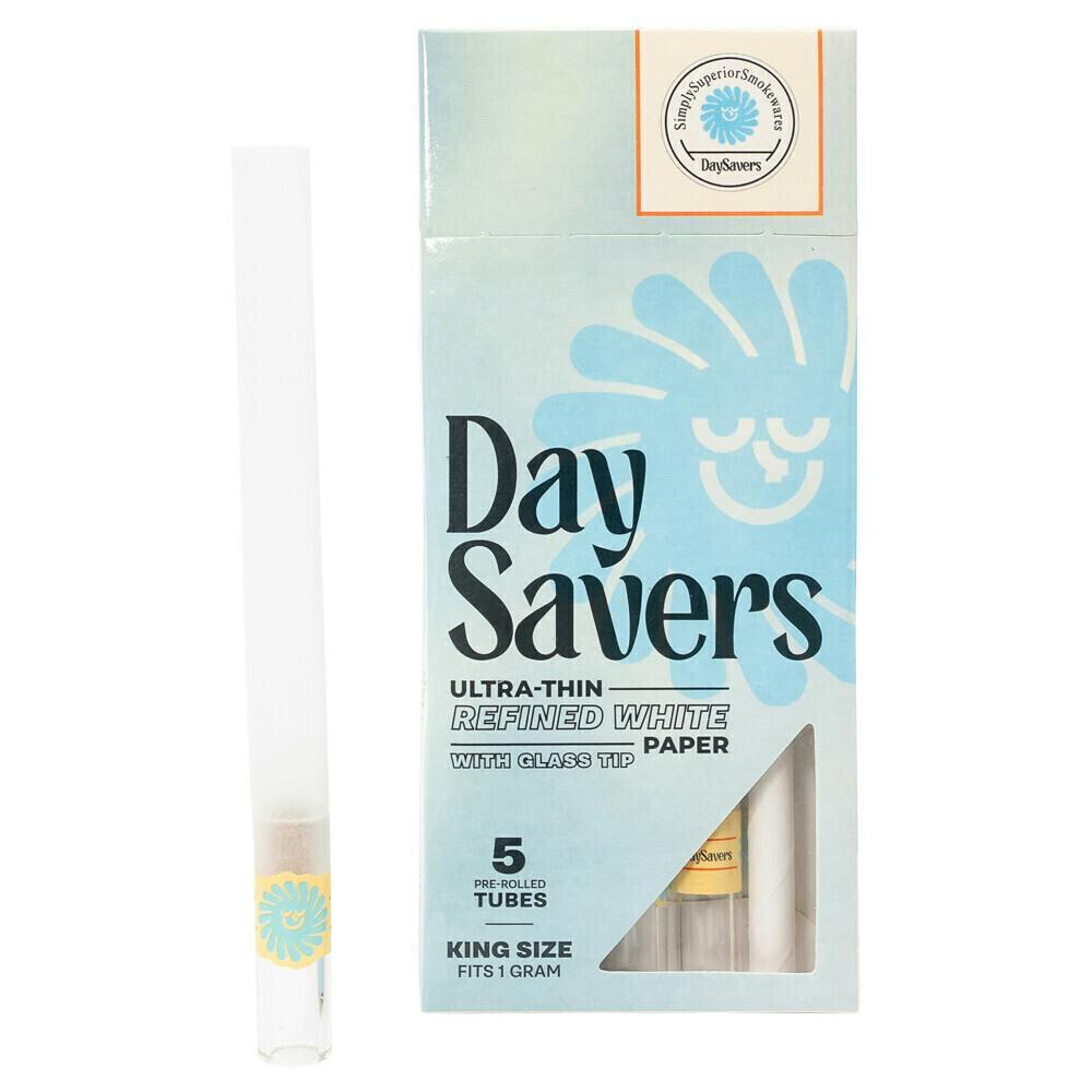 1 Gram King Size Pre Rolled Tubes with Glass Filter Tips 5 Tubes per Pack |