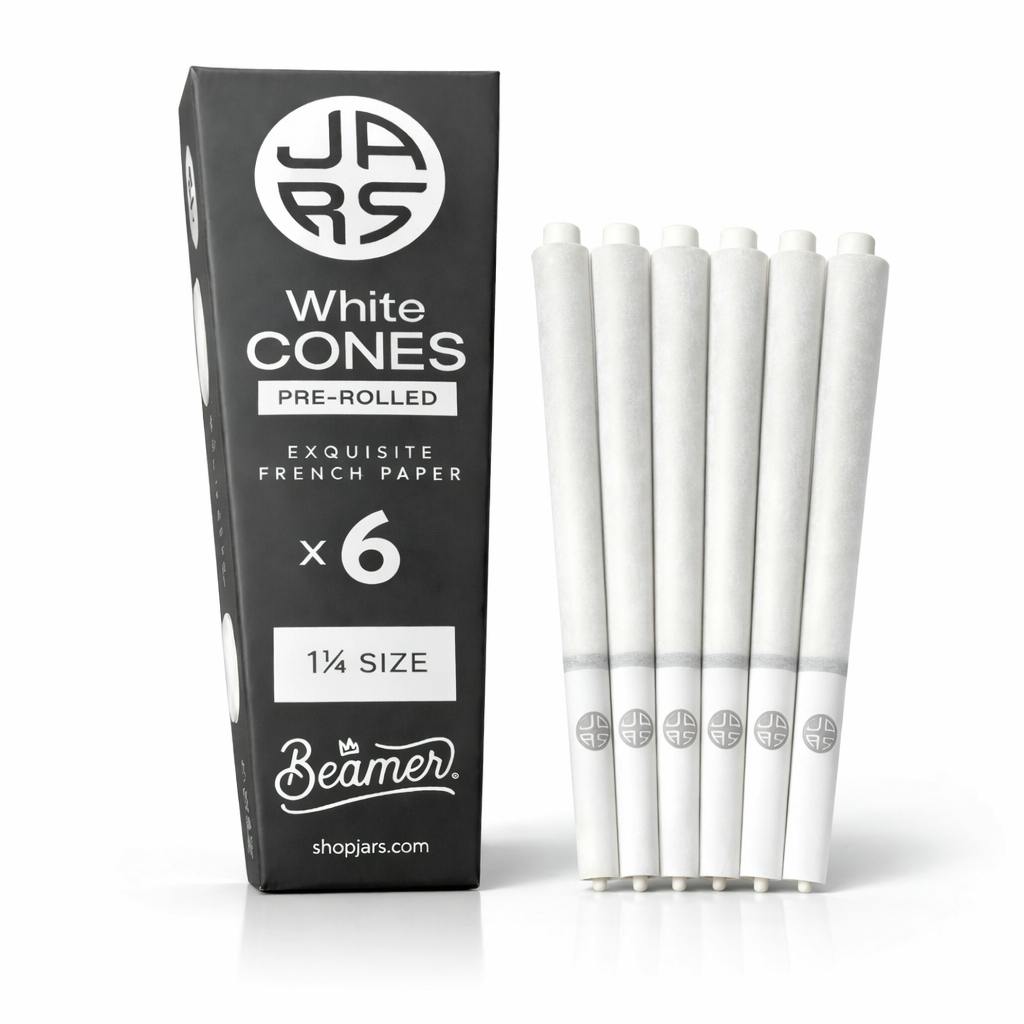 JARS Cones 1 1/4" White 6pk | Accessories