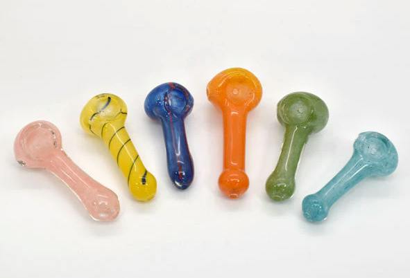High Rollers - Glass - Peanut Pipe 2" | Pipes