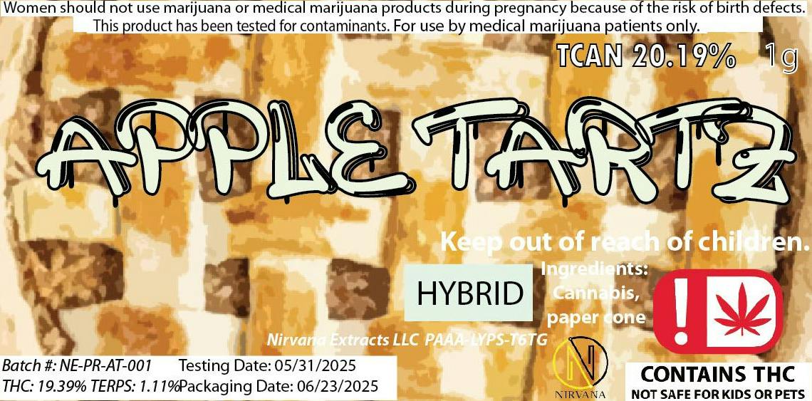 Apple Tartz | Joints | 1g by Nirvana