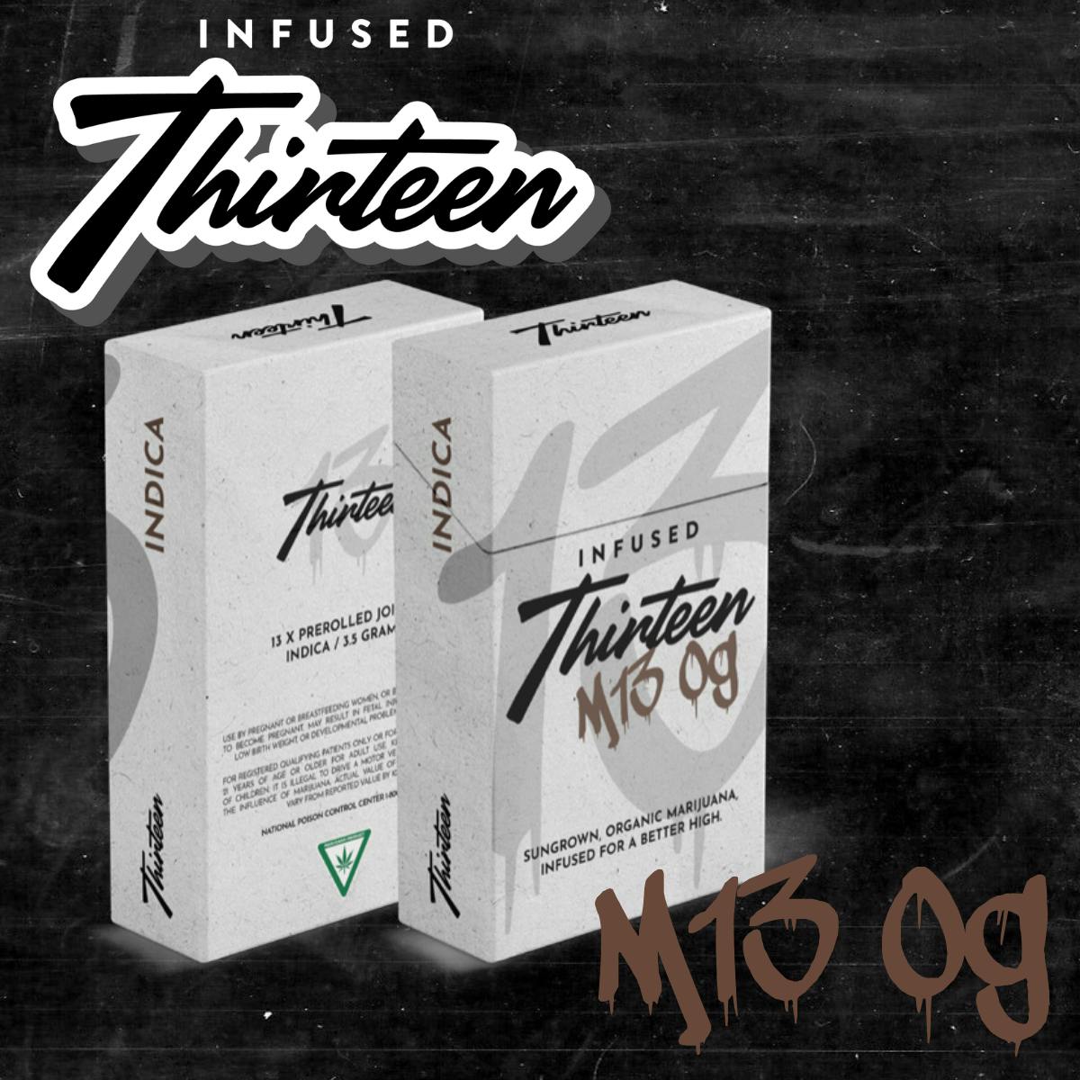 M13 OG | Infused Thirteen Pre Roll 13 Carton by Hello Farms