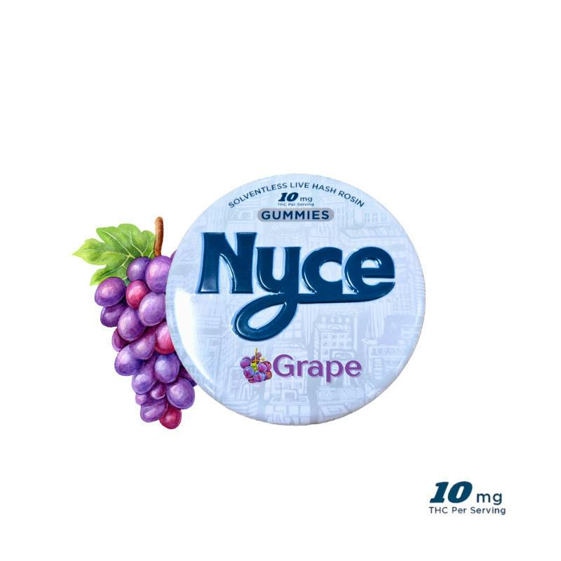 Grape Live Rosin Gummies | Gummies | 10pk | 10mg/ea