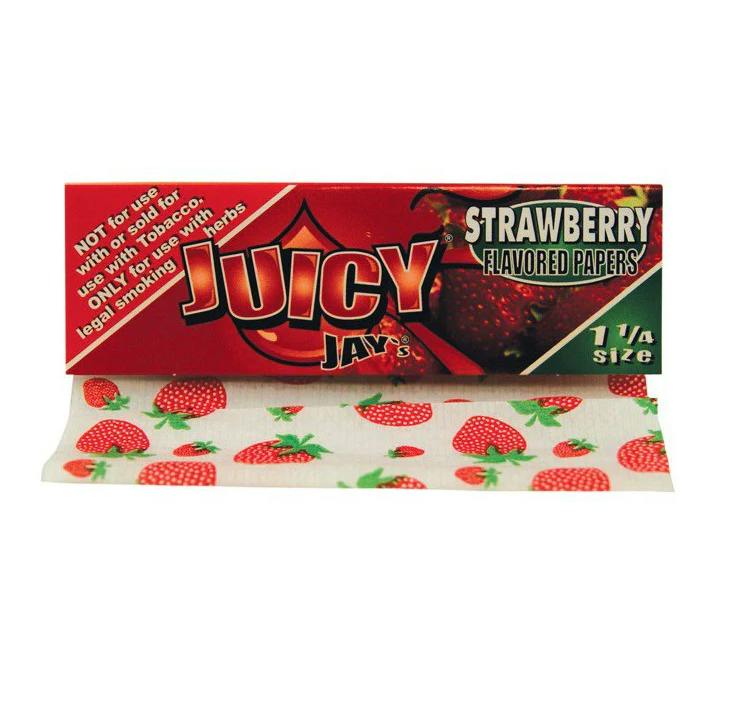 Juicy Jay‘s - Strawberry Papers (1&1/4 Size) | Accessories