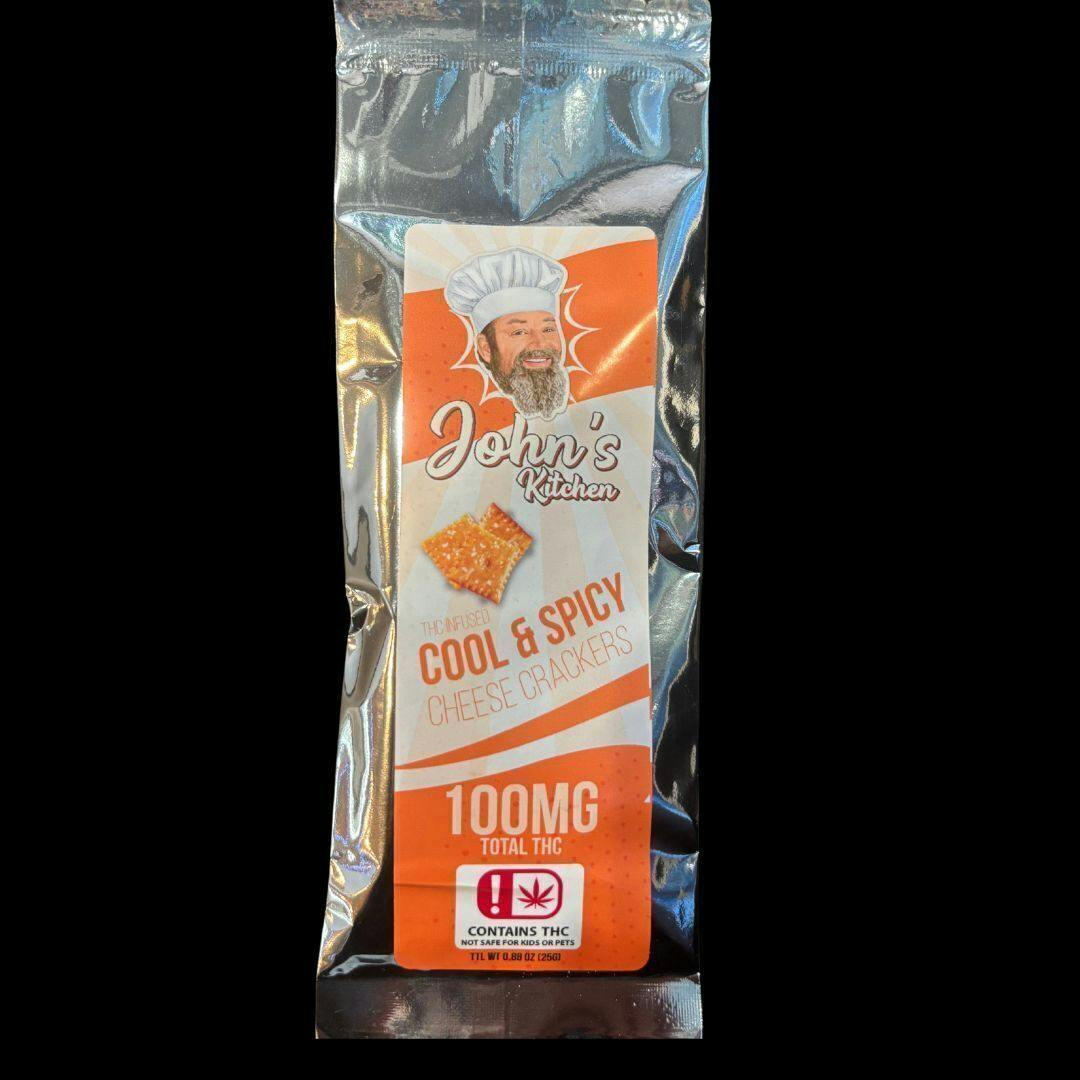 JKJ Cool & Spicy Cheese Crackers 100mg | 100mg/ea