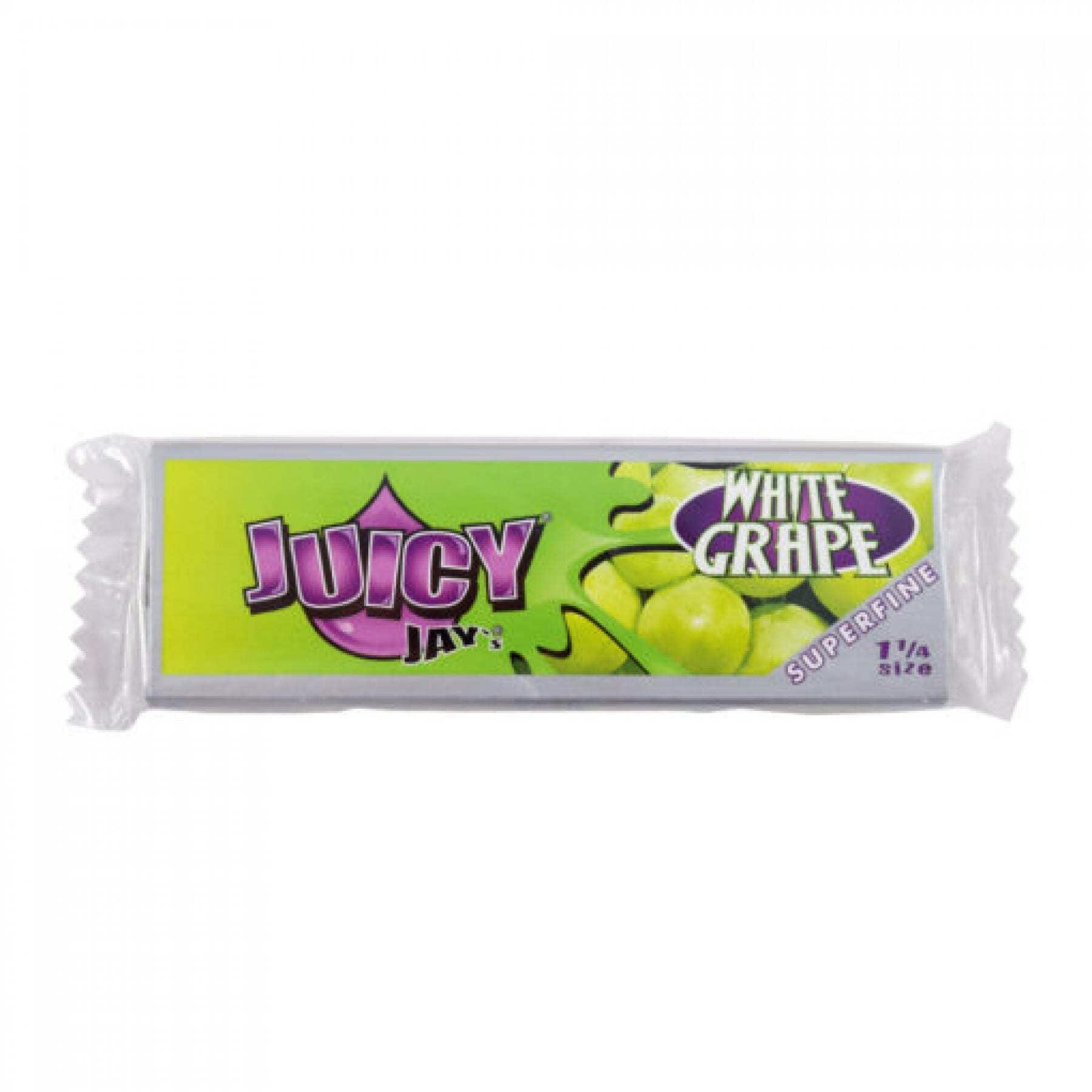 Juicy Jay's Super Fine 1 1/4" White Grape Rolling Papers | Accessories