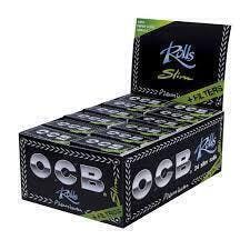 OCB Premium Black Rolling Papers Slim + Filters (44mm x 109mm) | Accessorie