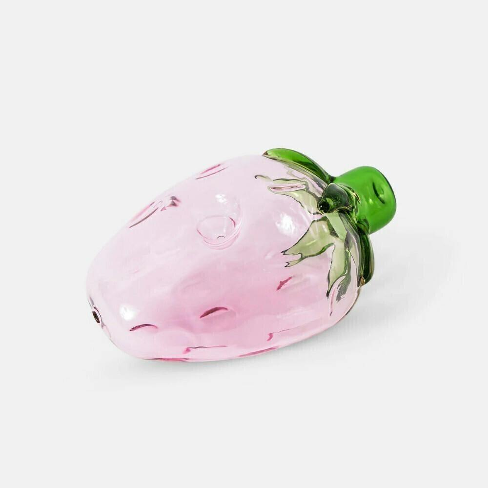 Strawberry Glass Fruit Pipe || Edie Parker | Pipes