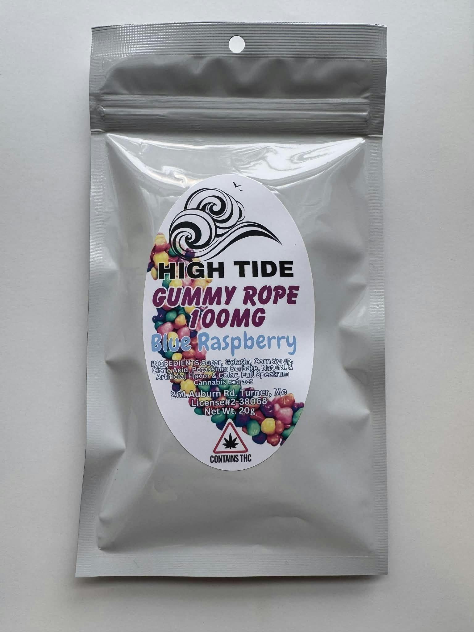 Blue Raspberry Gummy Rope | Gummies | 100mg/ea