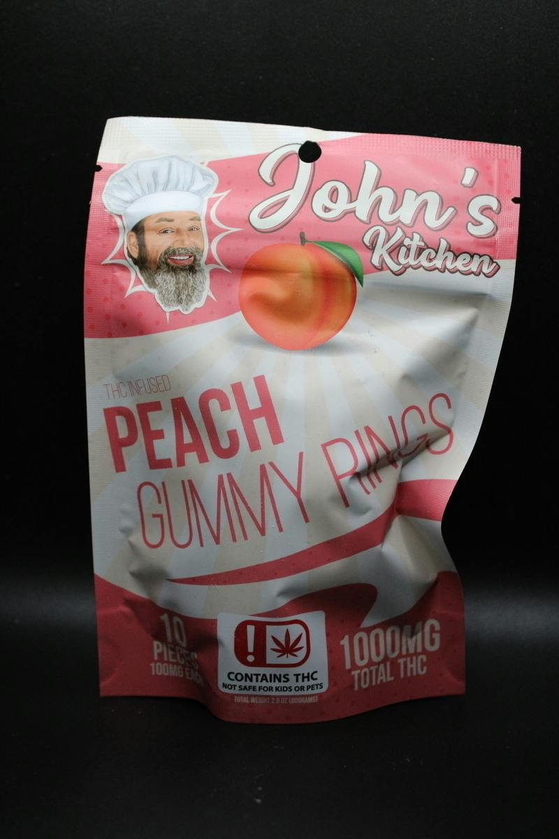 Peach Gummy Rings | Gummies | 10pk | 100mg/ea