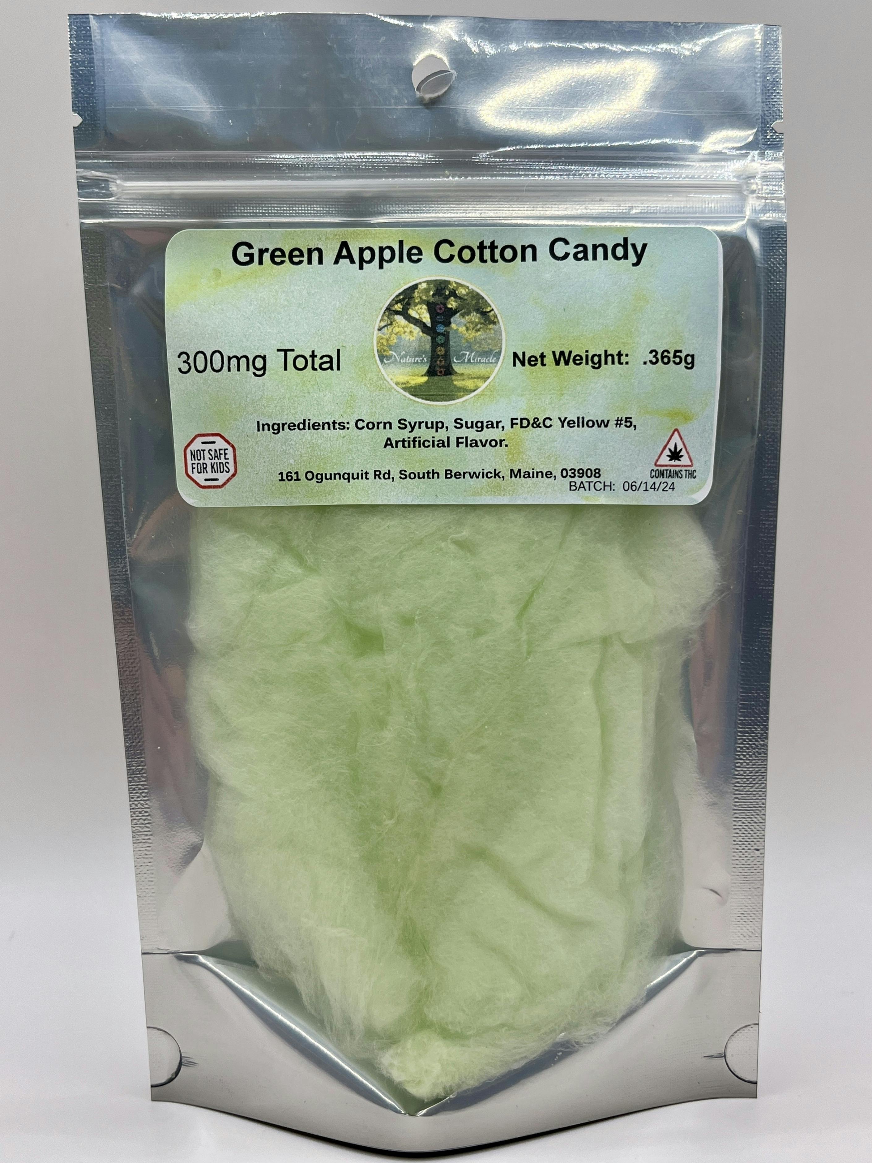 Green Apple Cotton Candy | 300mg/ea by Nature's Miracle