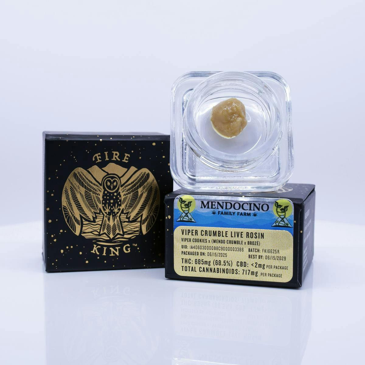 Fire King | Viper Crumble | Live Rosin | 1g