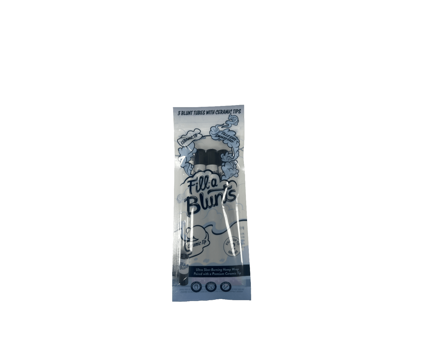 Fill-a Blunt - Hemp Wrapped Blunt Tubes 3pk - Ceramic Filter - 2g | Accesso