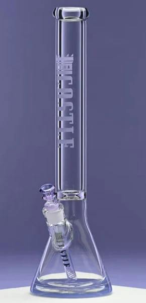 Castle Glassworks 18 inch 9mm Colour Logo Beaker Bong - Purple | Bongs