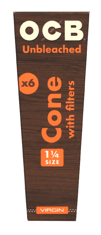 Virgin Unbleached Cones 1 1/4 x 6 | Accessories