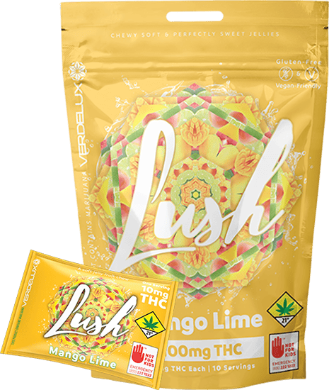 Lush Mango Lime | Gummies | 10pk | 10mg/ea