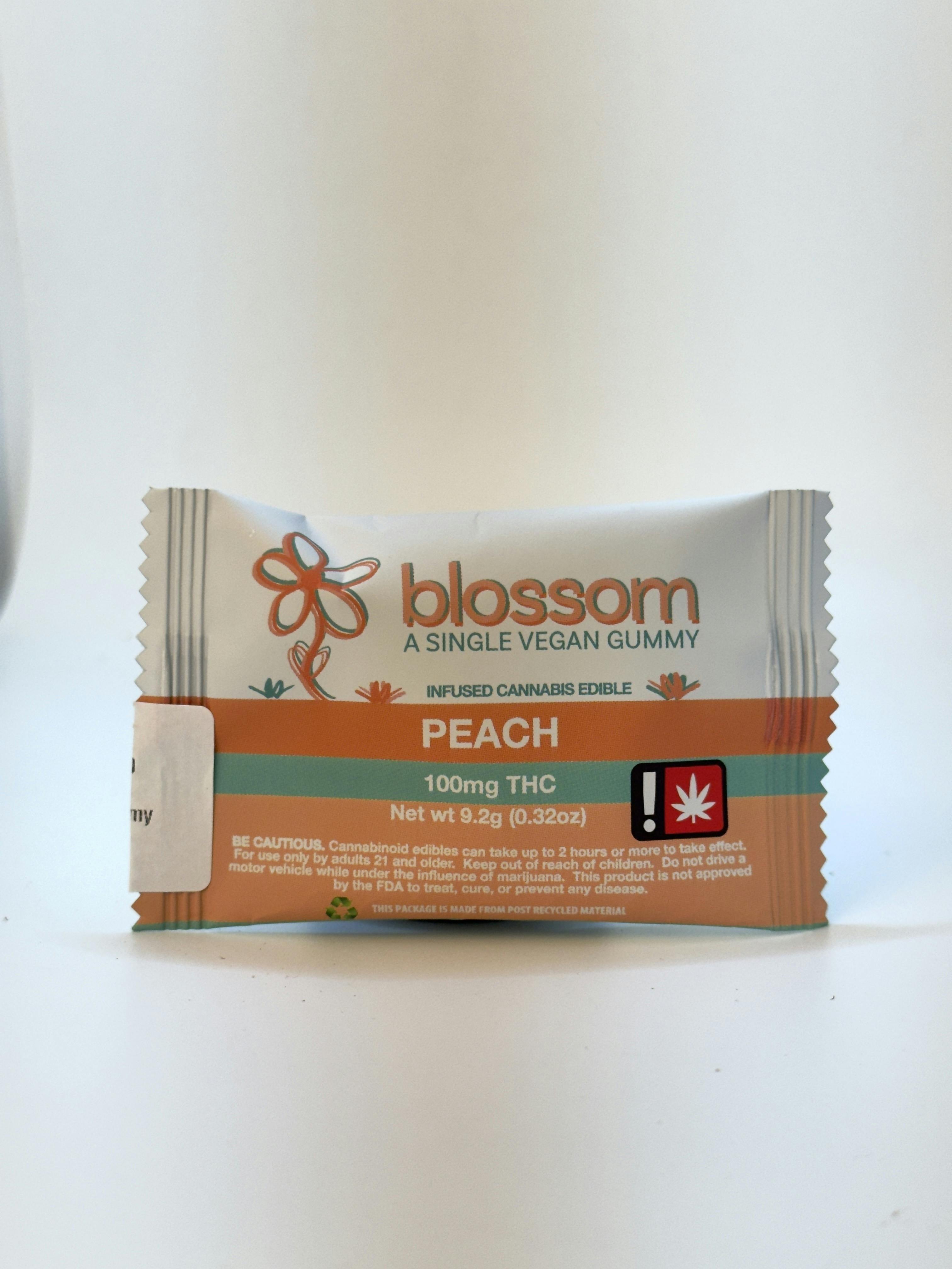 Blossom - 100mg Peach Gummy | Gummies | 100mg/ea at Sumpter Nugget Dispensary