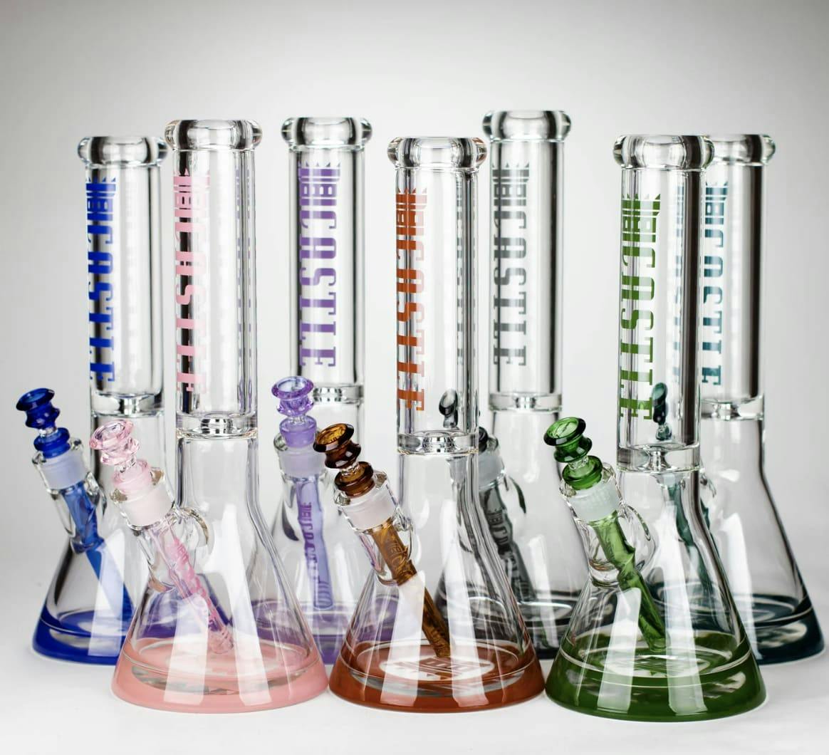 Castle Glassworks - Blue Bong 14" 9mm | Bongs