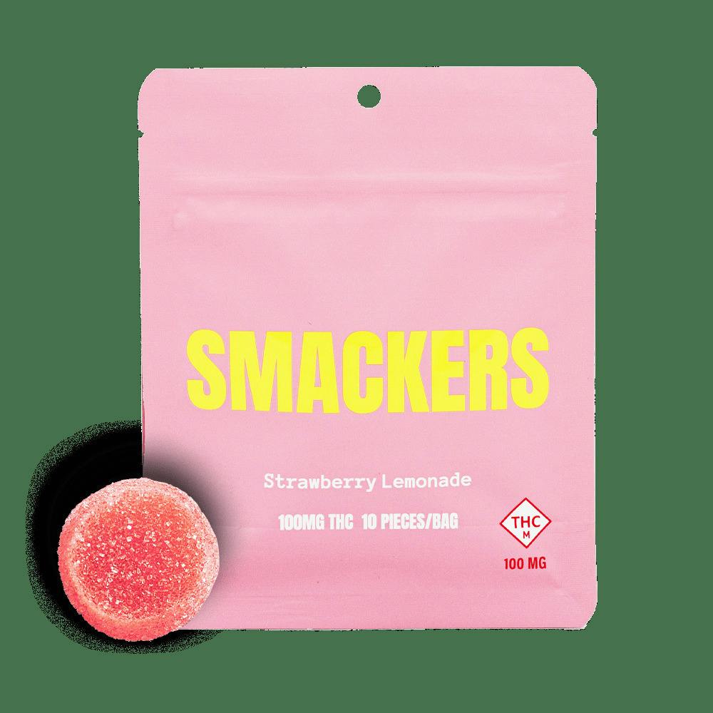 Smackers - Strawberry Lemonade - 100mg - | Gummies | 10pk | 10mg/ea at SWADE Dispensary Warrensburg